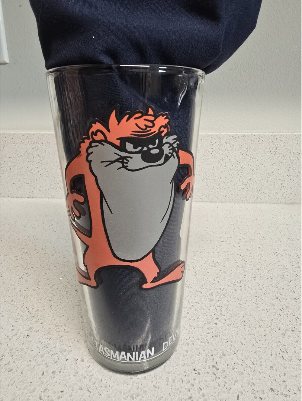 Vintage 1973 PEPSI Collector Series Taz TASMANIAN DEVIL Glass Warner Bros